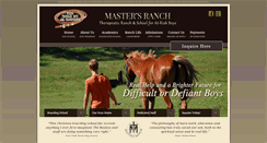 Desktop Screenshot of mastersranch.org